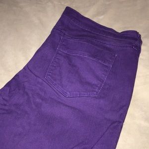 Old Navy Purple Skinnies